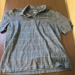 Van Heusen Flex Men's small Blue Polo Shirt classic fit